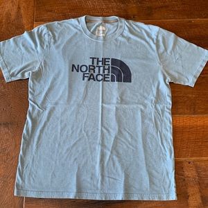 The North Face mens M blue tshirt